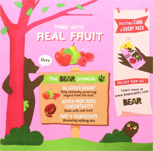 BEAR® Apple-Pear Raspberry Fruit Rolls