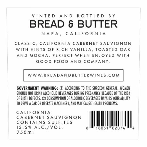 Bread and on sale butter cabernet