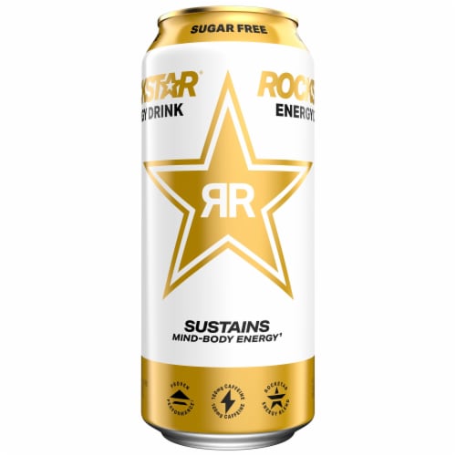 Rockstar® Sugar Free Energy Drink Perspective: back