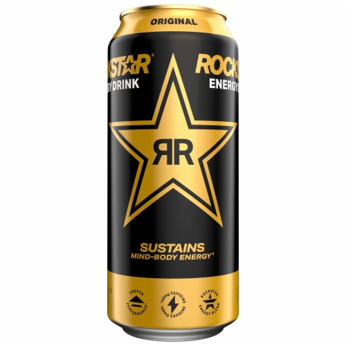 Rockstar Original Energy Drink Perspective: back