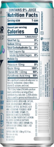 Rockstar Unplugged™ Blueberry Sugar Free Energy Drink Perspective: back