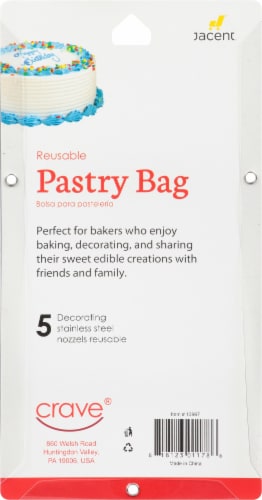Crave® Single Serve Pastry Bag Perspective: back