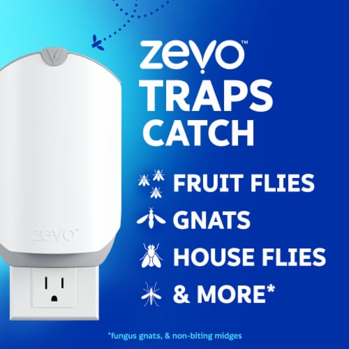 Zevo Flying Insect Fly Trap - Featuring Blue And UV Light To