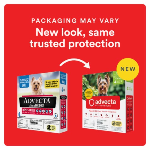 Advecta Ultra Flea & Tick Applicator for Small Dogs Perspective: back