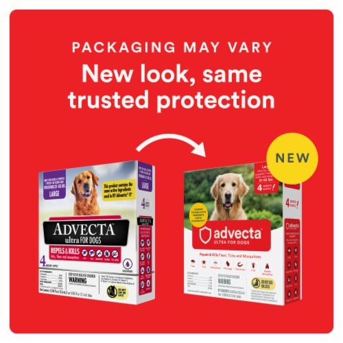 Advecta 3 Flea & Tick Applicator for Large Dogs Perspective: back
