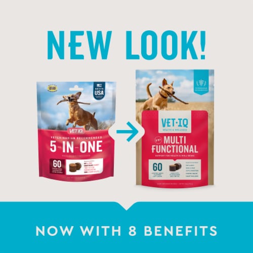 VETIQ 8-in-1 Multifunctional Dog Chew Perspective: back