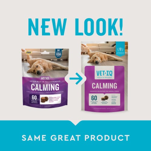 VetIQ Calming Chew for Dogs Perspective: back