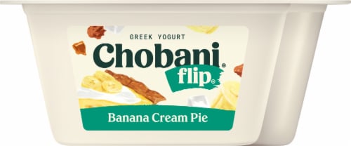 Chobani® Flip® Banana Cream Pie Low-Fat Greek Yogurt Perspective: back