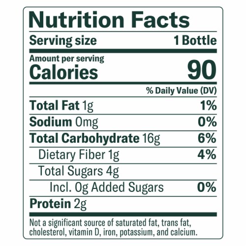 Chobani Probiotic Pineapple Turmeric Plant-Based Drink Perspective: back