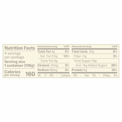 Chobani® Flip® Low-Fat Cookies & Cream Greek Yogurt Perspective: back
