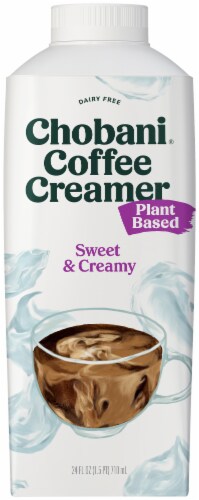 Chobani® Plant-Based Sweet & Creamy Coffee Creamer Perspective: back