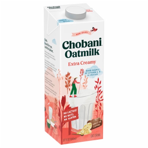 Chobani® Extra Creamy Oatmilk Perspective: back