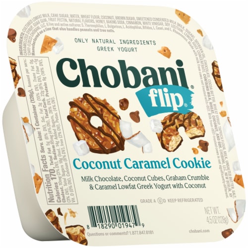 Chobani® Flip® Coconut Caramel Cookie Low Fat Greek Yogurt Cup