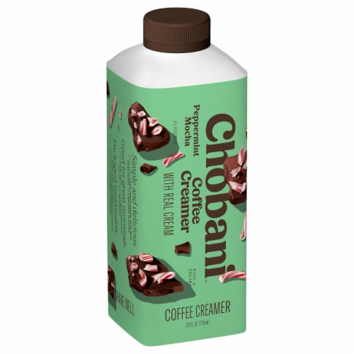 Chobani® Peppermint Mocha Coffee Creamer Perspective: back