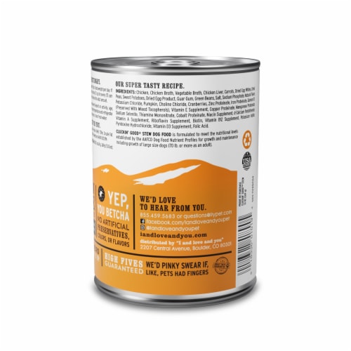 I and Love and You® Cluckin' Good Stew Perspective: back