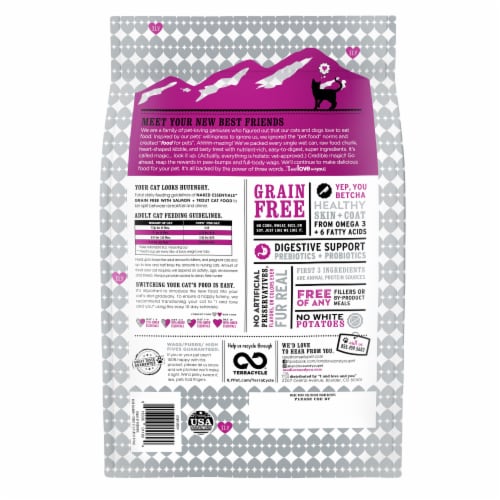 I and Love and You® Naked Essentials™ Salmon & Trout Dry Cat Food Perspective: back