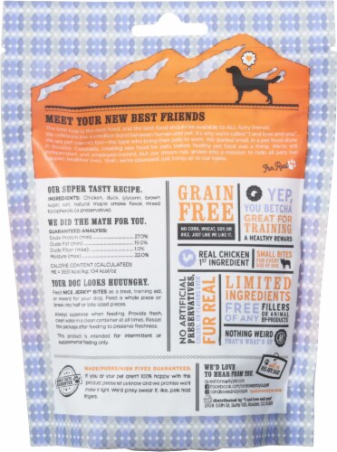 I and Love and You® Nice Jerky Bites Chicken and Duck Perspective: back
