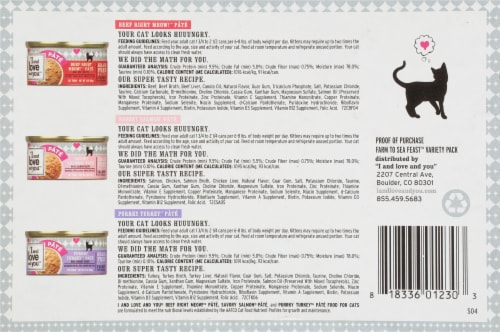 I and Love and You® Ninja Cat Jiu Jit Stew Wet Cat Food Variety Pack Perspective: back