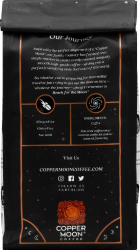 Copper Moon Stargazer Medium Roast Ground Coffee Perspective: back