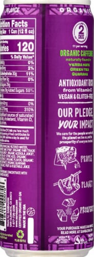 Sambazon Amazon Energy® Original Acai Berry Energy Drink Perspective: back