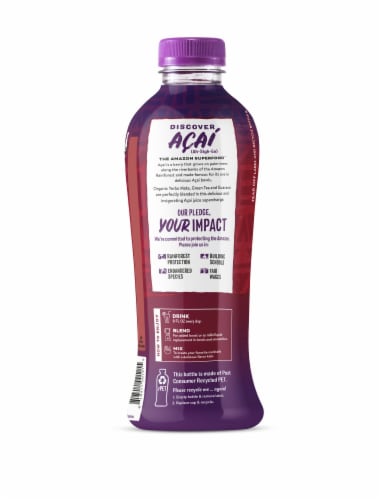 Sambazon® Organic Acai Energy Superfood Juice Blend Perspective: back