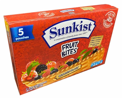 Sunkist® Fruit Bites - Berry Blast Perspective: back