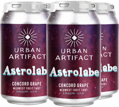 Urban Artifact Astrolabe Concord Grape Fruit Beer Perspective: back