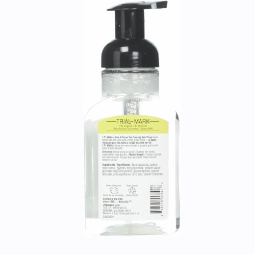 J.R. Watkins™ Aloe & Green Tea Foaming Hand Soap Perspective: back