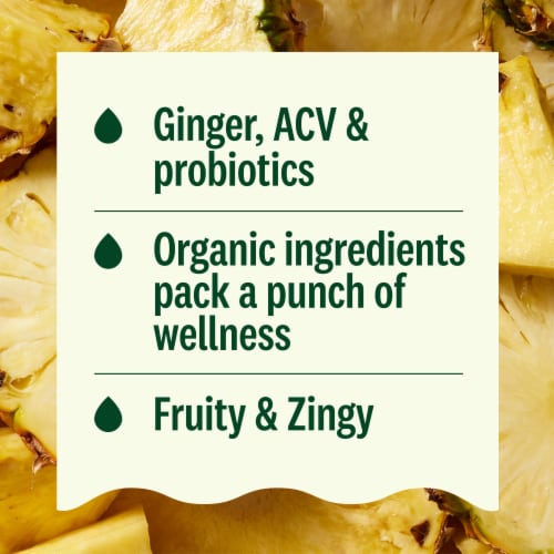 Suja Organic Digestion Ginger Pineapple Shot Perspective: back