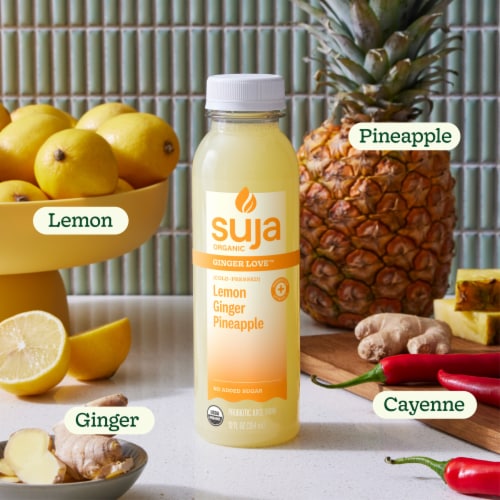 Suja Organic Ginger Love™ Cold-Pressed Fruit Juice Drink Perspective: back