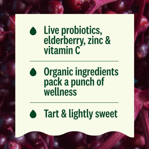 Suja Organic Immunity Elderberry Apple Shot Perspective: back