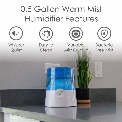 Warm Mist Humidifier Perspective: back