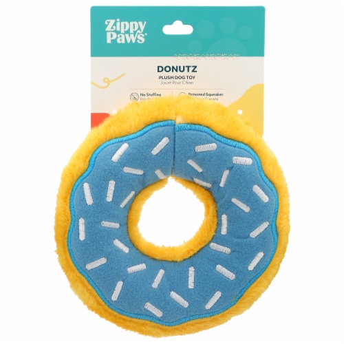 ZippyPaws® Blueberry Donutz Plush Dog Toy Perspective: back