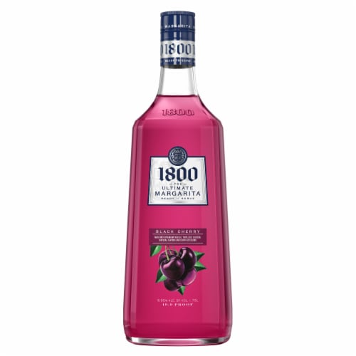 1800 The Ultimate Margarita® Black Cherry Prepared Cocktails Ready To Serve Perspective: back