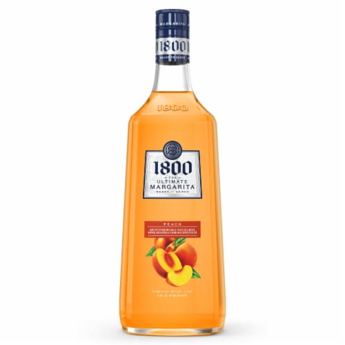 1800® The Ultimate Margarita Peach Prepared Cocktails Ready To Serve Perspective: back