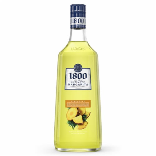 1800 The Ultimate Margarita Pineapple Prepared Cocktails Ready To Serve Perspective: back