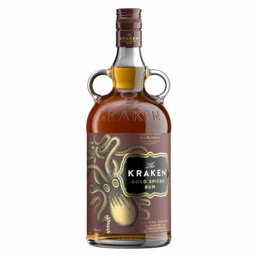 Kraken® Gold Spiced Rum Perspective: back