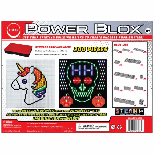 Power Blox Metallic Building Blocks Add on Set Perspective: back