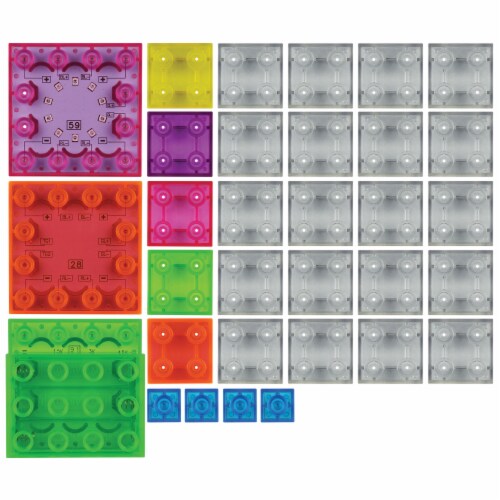 E-Blox Circuit Blox Colorful Building Block Set Perspective: back