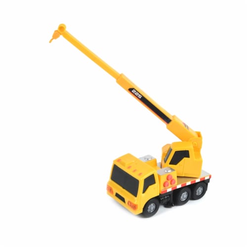 Maxx Action Mini Construction Series Vehicle Crane Truck Perspective: back