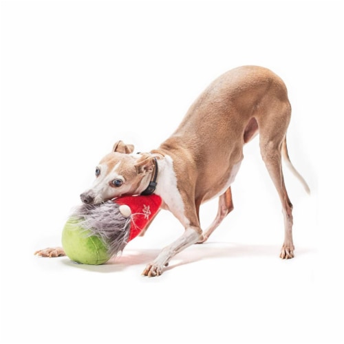 Midlee Gnome Hidden Ball Christmas Dog Toy Perspective: back