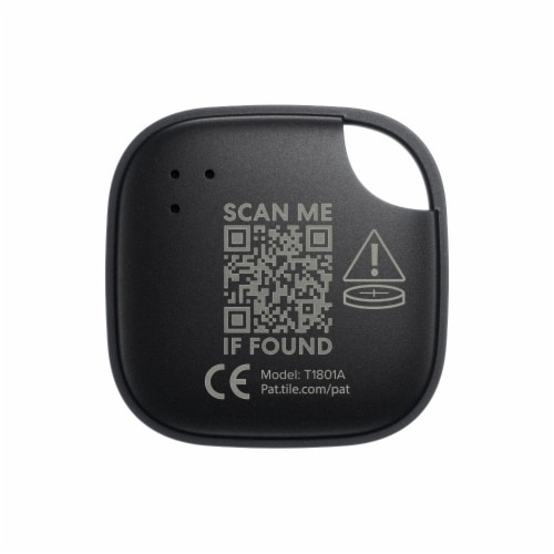 Tile Life 360 Tile Mate Tracker - Black Perspective: back