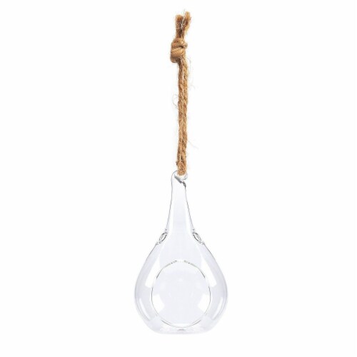 5 Pack Hanging Glass Terrarium, Indoor Outdoor Decor, 3.15 x 5.51 x 3.15 inch Perspective: back