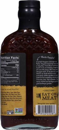 Rufus Teague® Whiskey Maple BBQ Sauce Perspective: back