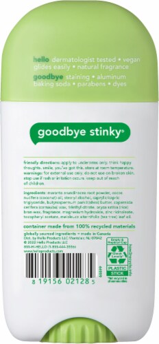 Hello® Fresh Citrus Shea Butter Deodorant Stick Perspective: back