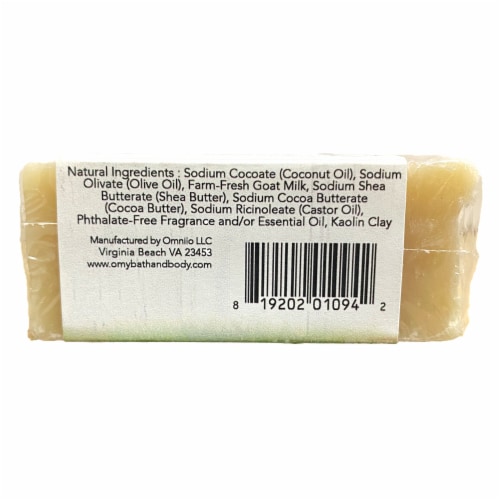 O My! Goat Soap Bar, Eucalyptus Spearmint, 6 Ounces Perspective: back