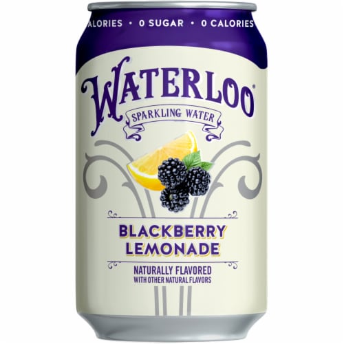 Waterloo Blackberry Lemonade Sparkling Water Perspective: back