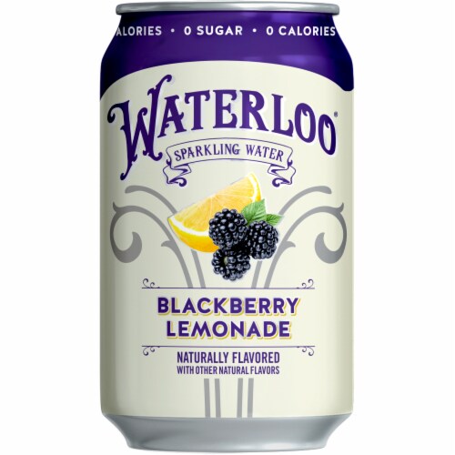 Waterloo Blackberry Lemonade Sparkling Water Perspective: back