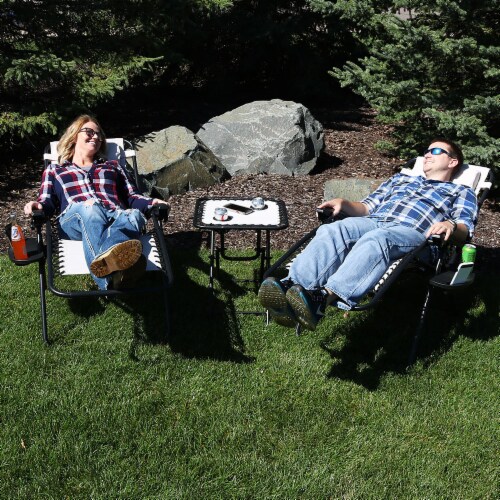 Zero gravity lounger with side 2025 table