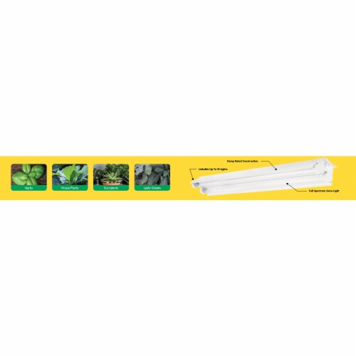Miracle-Gro 2-Foot Selectable Spectrum 20W LED Grow Light Perspective: back
